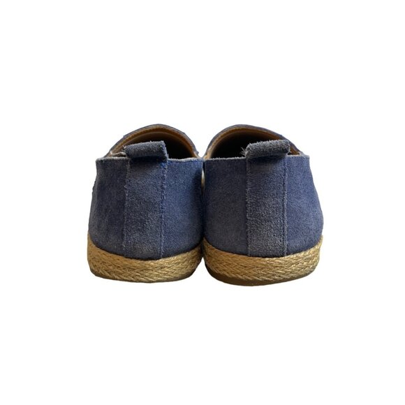 Aquatalia Men\'s Blue Suede Flat Shoes Sz 9M main image 5